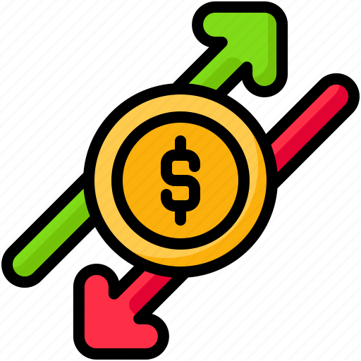 Currency, fluctuation, money, financial icon - Download on Iconfinder