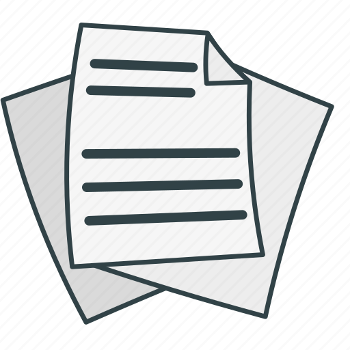 Paper, sheets of paper, documents icon - Download on Iconfinder
