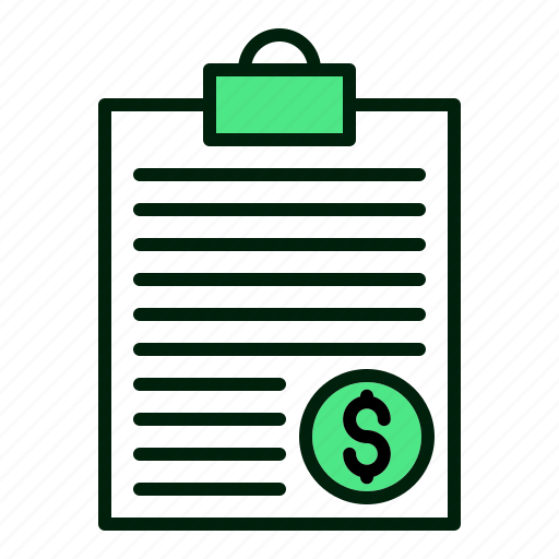 Paper, document, tax, data, money, finance icon - Download on Iconfinder