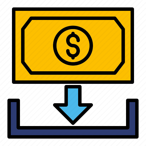 Receive, money, currency, finance icon - Download on Iconfinder