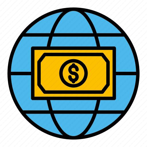 World, global, economy, money, currency icon - Download on Iconfinder