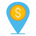 money, location, pin, placeholder