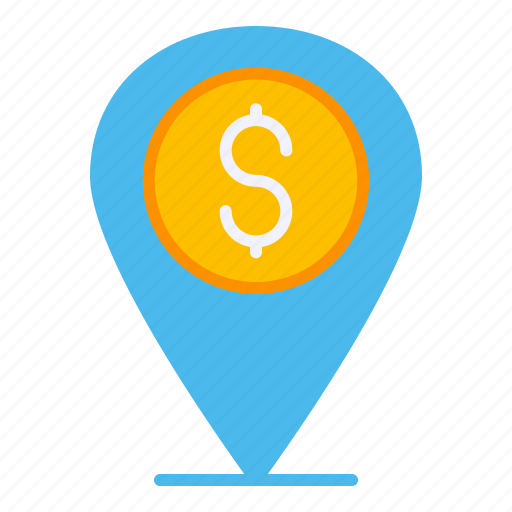 Money, location, pin, placeholder icon - Download on Iconfinder