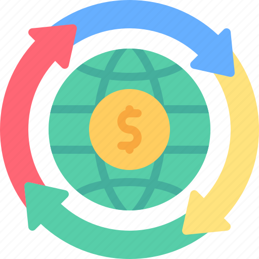 Circular, economy, return, global, recycle, money icon - Download on Iconfinder