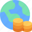global, economy, coin, world, business, money 