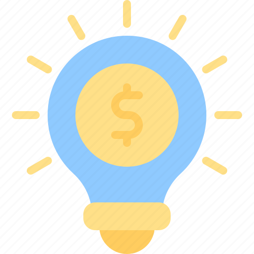 Idea, invention, dollar, light, bulb, money icon - Download on Iconfinder