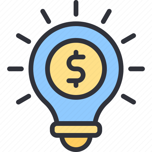 Idea, invention, dollar, light, bulb, money icon - Download on Iconfinder