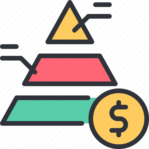 Priority, strategy, analysis, pyramid, money icon - Download on Iconfinder