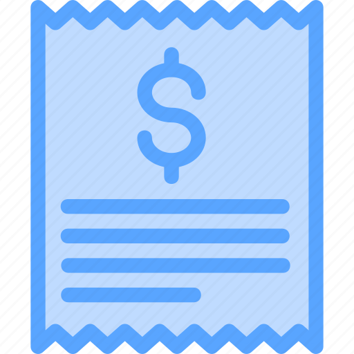 Business, currency, dollar, economy, finance, receipt icon - Download on Iconfinder