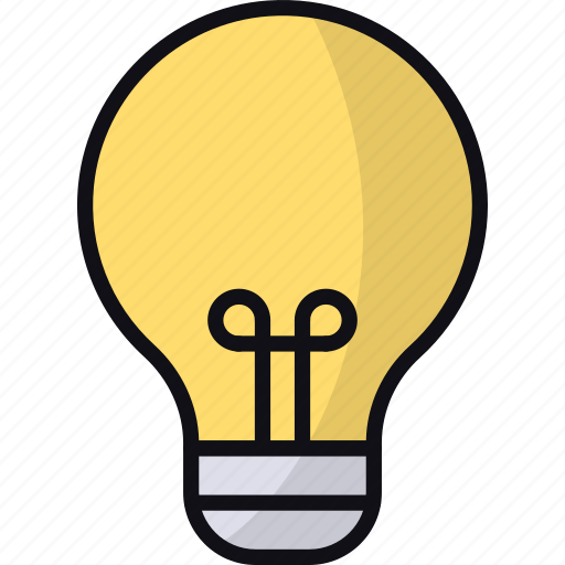 Light bulb, lamp, brightness, idea, ui, illumination icon - Download on Iconfinder