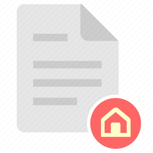 Doc, document, file, home, house icon - Download on Iconfinder