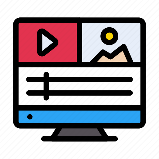 Control, editing, editor, screen, video icon - Download on Iconfinder