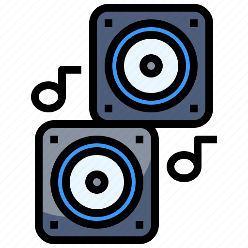 Club, loudspeaker, music, musical, party icon - Download on Iconfinder