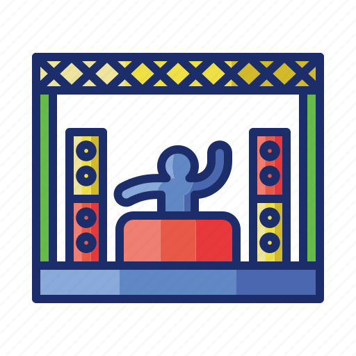 Edm, festival, stage icon - Download on Iconfinder