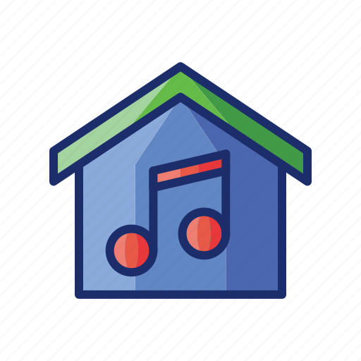 House, home, music icon - Download on Iconfinder