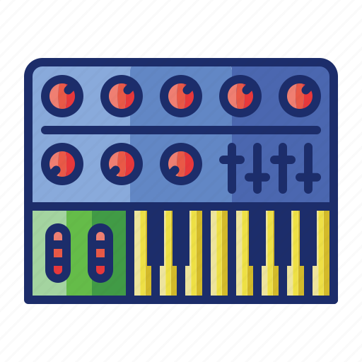 Synthesizer, music, media, instrument icon - Download on Iconfinder