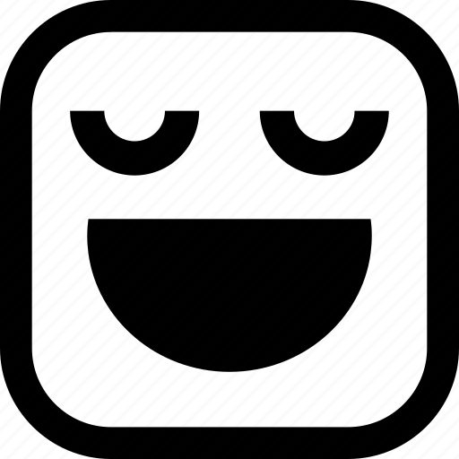 Happy, face, emoji, emoticon, emotion, expression, feeling icon - Download on Iconfinder