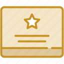 certificate, document, favorite, important, merit