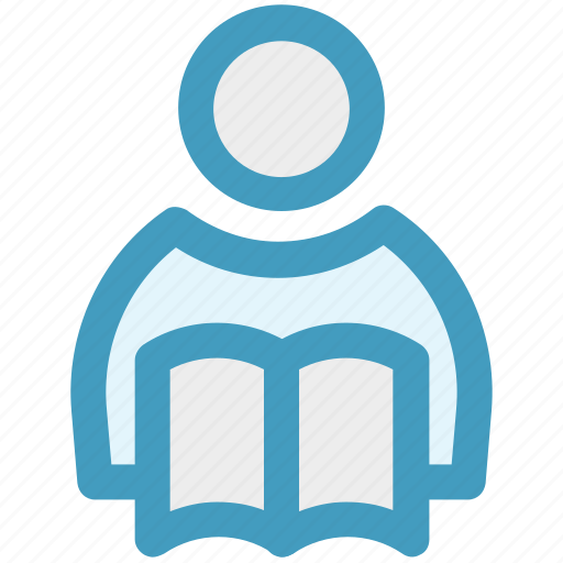 Book, book reading, reading, student, student and book, study icon - Download on Iconfinder