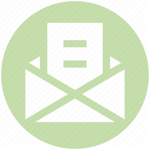 Email, envelope, letter, open, open envelope, open letter icon - Download on Iconfinder