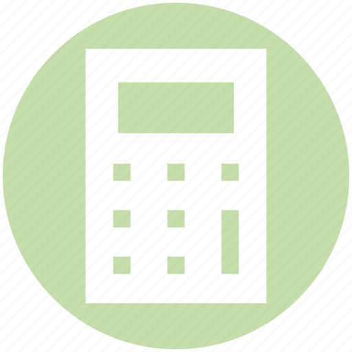 Accounting, calculator, education, machine, math, mathematics icon - Download on Iconfinder