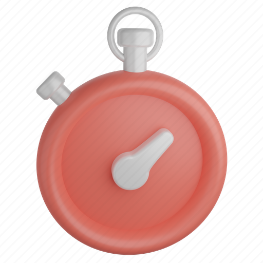 Stopwatch, timer, time, clock, watch, deadline, hour 3D illustration - Download on Iconfinder