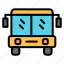 bus school, bus-school, bus, transport, school, transportation, study 