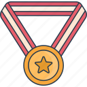 medal, reward, badge, award, win, military, prize