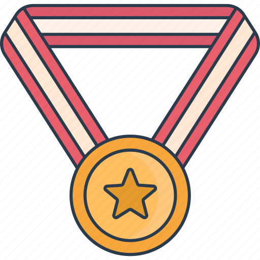Medal, reward, badge, award, win, military, prize icon - Download on Iconfinder