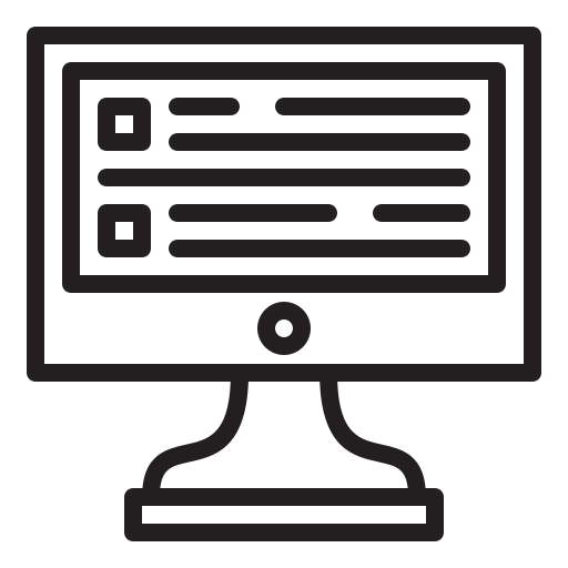Computer, education, screen, science, learning, monitor, book icon - Download on Iconfinder