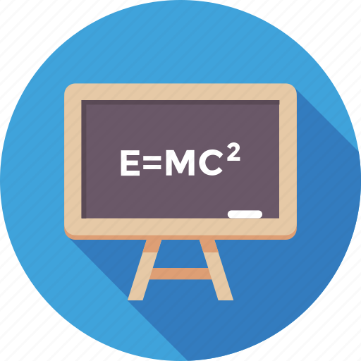 Einstein formula, emc2, formula, physics, science formula icon - Download on Iconfinder