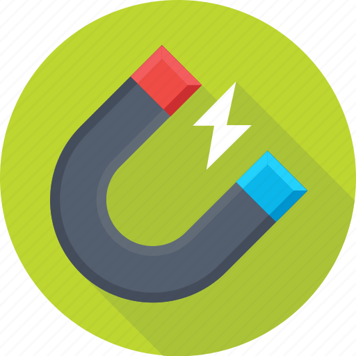 Attraction, horseshoe magnet, magnet, physics, u shaped icon - Download on Iconfinder