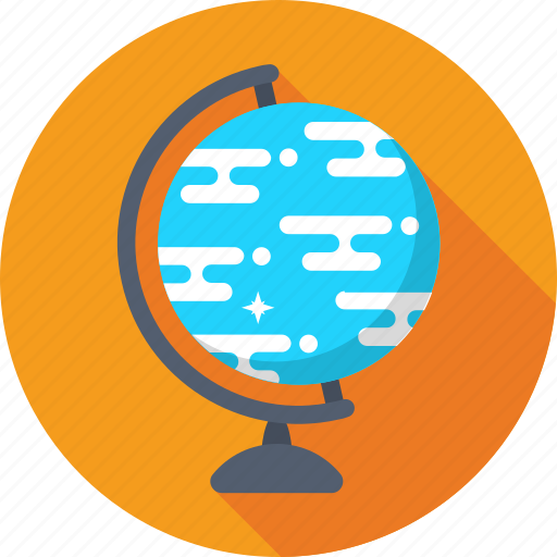 Desk globe, education, globe, map, table globe icon - Download on Iconfinder