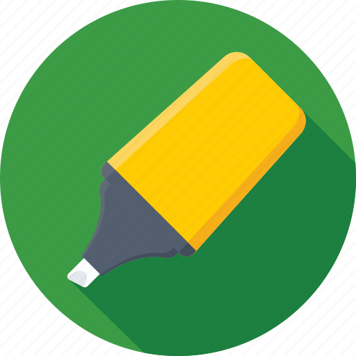 Color fill, highlighter, marker, pen icon - Download on Iconfinder