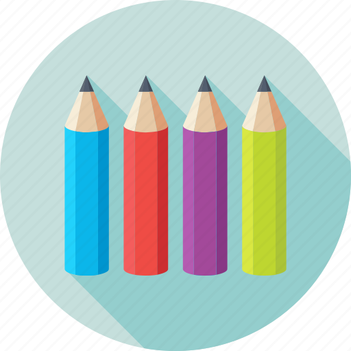 Color pencils, colors, pencils, stationery, stationery holder icon - Download on Iconfinder