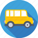 bus, school bus, school van, transport, vehicle
