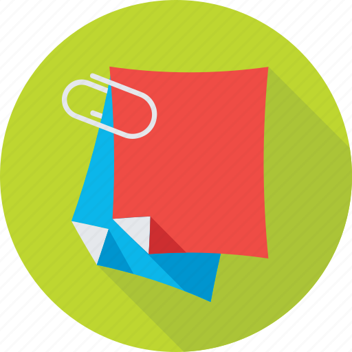 Attach paper, documents, paper, paper clip, paper holder icon - Download on Iconfinder