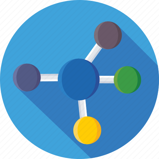 Atom, atom bond, electron, molecular, science icon - Download on Iconfinder