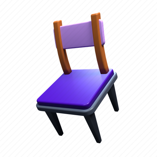 Chair, education, university, knowledge, study, course, learning 3D illustration - Download on Iconfinder