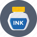 calligraphy, ink, ink bottle, inkpot, writing