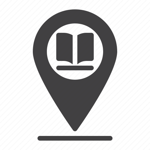 Map, marker, book, library icon - Download on Iconfinder