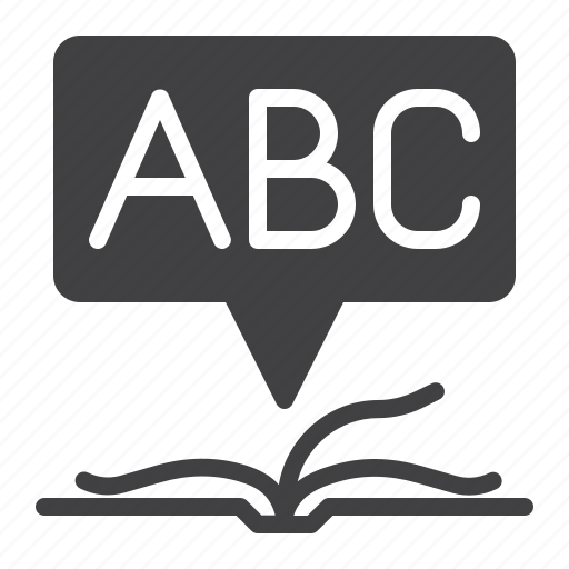 Open, dictionary, book, abc icon - Download on Iconfinder