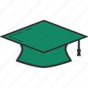 graduate, graduation, graduation cap, graduation hat, mortarboard