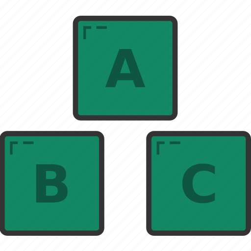 Abc, abc blocks, abc cubes, alphabet, alphabet blocks, baby abc cubes, blocks icon - Download on Iconfinder