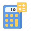 iconset, education, calculator, finance, accounting, learning, school, business