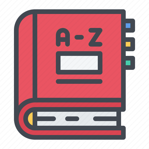 Iconset, education, filled, dictionary, book, school, university icon - Download on Iconfinder