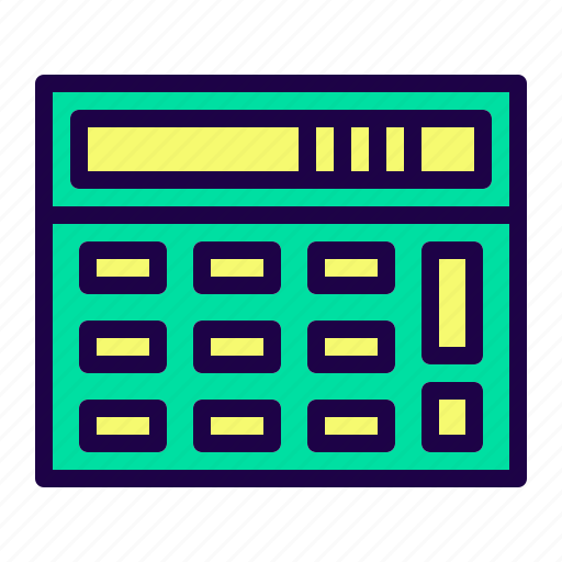 Calculator, accounting, calculation, finance, math icon - Download on Iconfinder