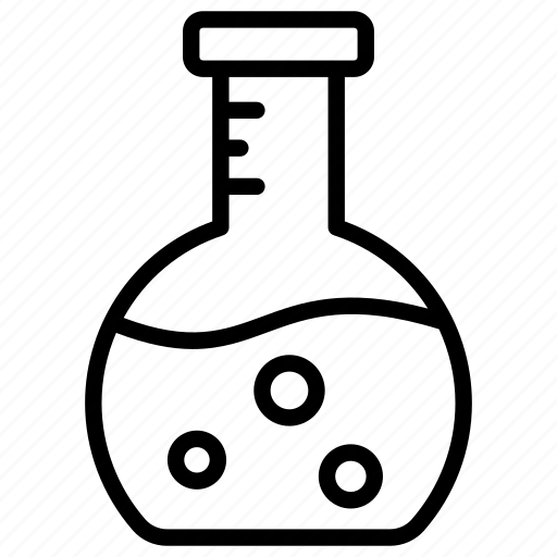 Flask, chemistry, chemical, research, clinical, experiment, test icon - Download on Iconfinder