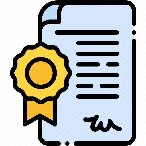 Certificate, diploma, document, degree, paper, certified icon - Download on Iconfinder