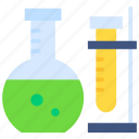 lab, experiment, chemistry, flask, scientific, education